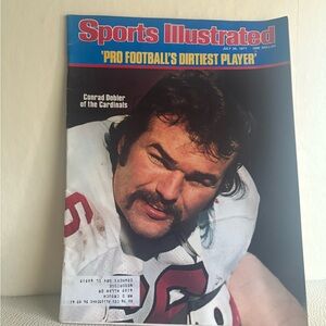 Sports Illustrated Magazine - July 25, 1977 pro footballs dirtiest player
